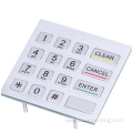 metal keypad with braille for blind person